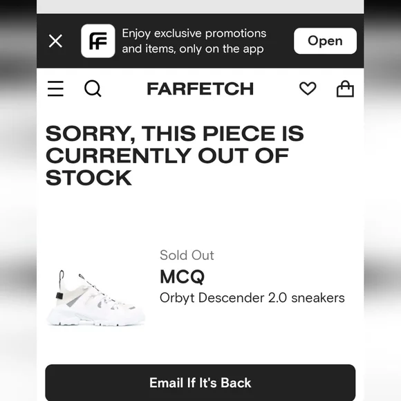 Unisex MCQ by Alexander McQueen Orbyt Descender sz 9 - Picture 12 of 17